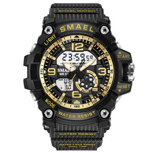 Digital Watch Women 50M Waterproof SMAEL Fashion Ladies Watch Bracelets Alarm Clock relogio feminino1808 Woman LED Sport Watches