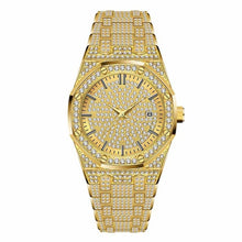 Load image into Gallery viewer, MISSFOX Watch Women Watches Luxury Brand 2019 18K Gold Watch Fashion Calender Lady Diamond Watch Female Quartz Wristwatches Hour